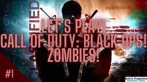 Lets Play Call Of Duty Black Ops Zombies 1 Youtube