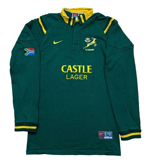 Nike South Africa Rugby Vintage Nike Long Sleeve Jersey Shirt | Grailed