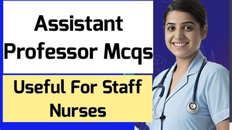 Assistant Professor Nursing Model Question Paper Useful For Staff Nurse