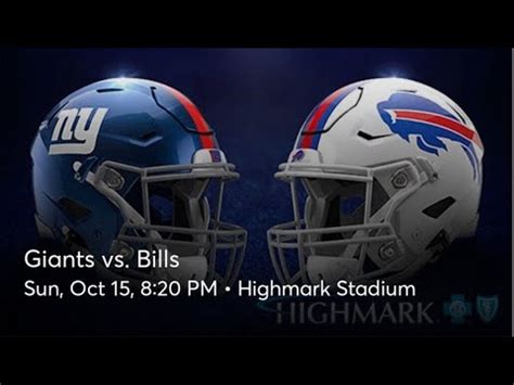 New York Giants Vs Buffalo Bills Live Reaction And Play By Play