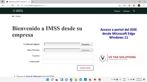 Configurar Acceso IDSE 2021 Navegador Microsoft EDGE En Windows 11