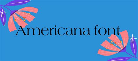 Americana Font Free Download