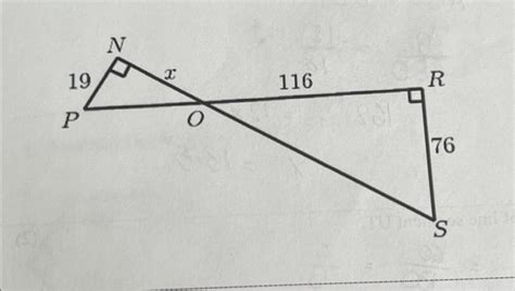 Solved Find the length of line segment NO. | Chegg.com