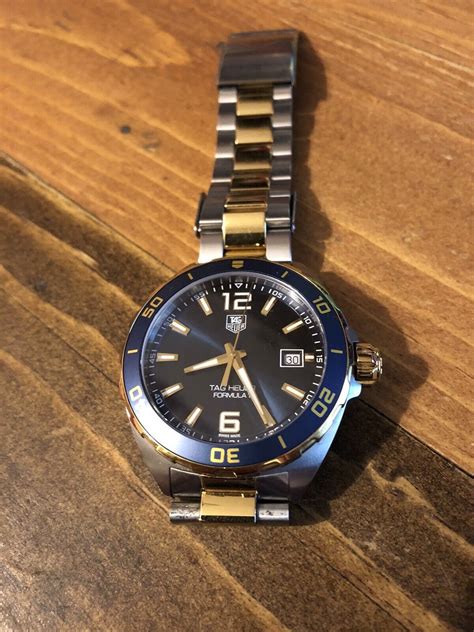 Tag Heuer Formula Blue Men S Watch Waz Bb Ebay