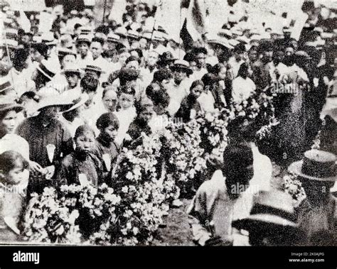 Las jóvenes trabajadoras están poniendo coronas para Gu Zhenghong Gu