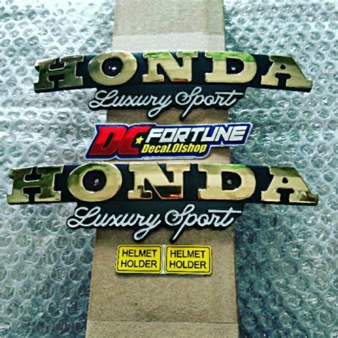 Jual Logo Tengki Honda Gl Max Gl Pro Emblem Tangki Honda Gl Satu Set