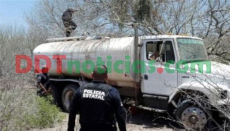 Aseguran Pipa Con Mil Litros De Combustible Robado