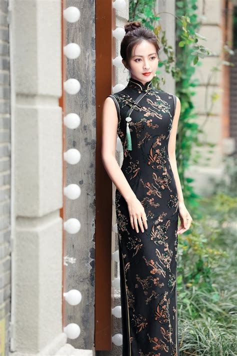 Traditional Chinese Dress Modern Sleeveless Cheongsam Dress Etsy