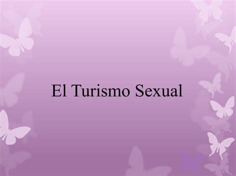 El Turismo Sexual Allison Ppt