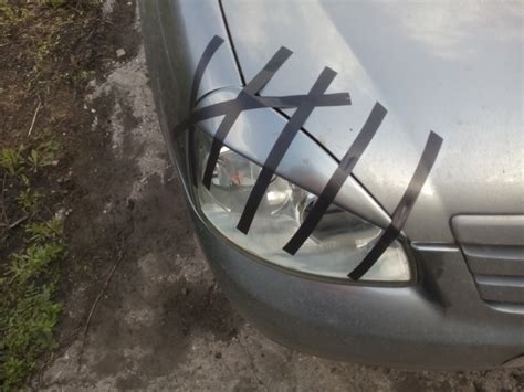 Реснички на фары — Lada Приора хэтчбек, 1,6 л, 2008 года | стайлинг ...