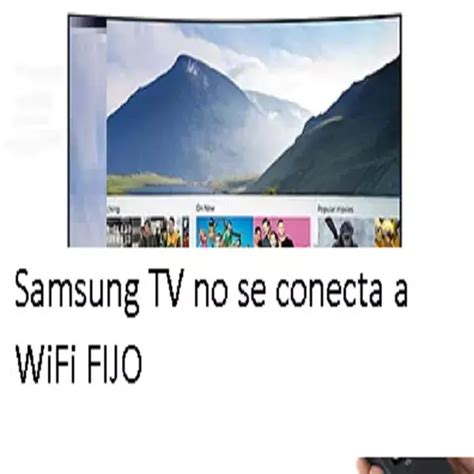 Samsung TV No Se Conecta A WiFi FIJO 2024