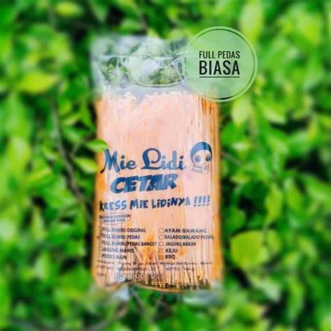 Jual Mie Lidi Cetar Full Pedas Biasa Bumbu Basah Shopee Indonesia