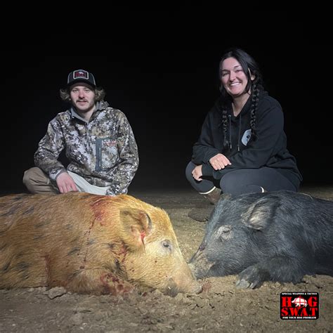 Hunting For Fun — Hog S W A T Guided Night Hog Hunt Southwest