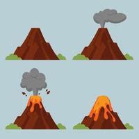 Desastre De Erupci N Volc Nica Vector En Vecteezy