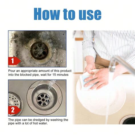 Pipeline Unclogging Agent, Kitchen Sink, Toilet, Floor Drain, Sewer ... 