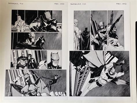 Batman 63 Pg 6 7 Original Artist Proof Mikel Janin Tom King DC EBay