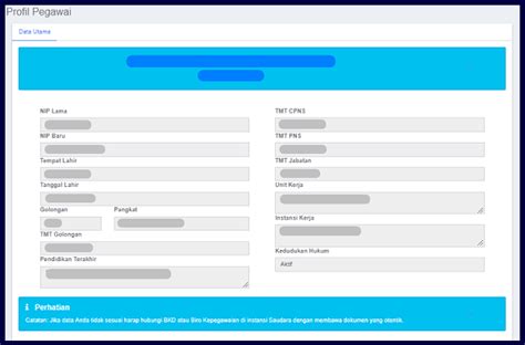 Cara Cek Nip Dan Pangkat Pada Profil Pns Bkn Terbaru Ops Bukal