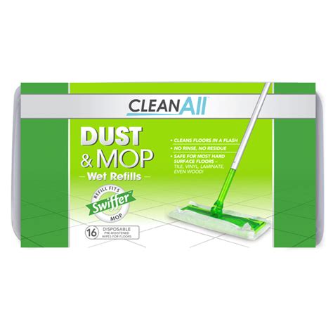 Clean All Dust & Mop Wet Refills 16ct Dusting | Meijer Grocery, Pharmacy, Home & More!