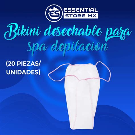 Bikini Desechable Para Spa Depilacion 20 Piezas