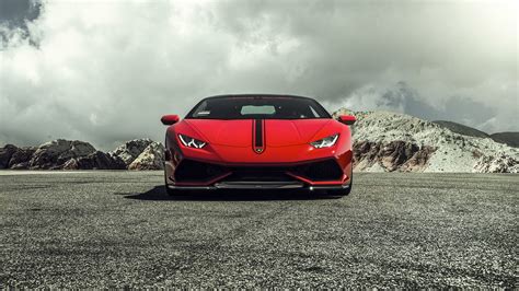 Vorsteiner Style Carbon Front Bumper Spoiler For Lamborghini Huracan