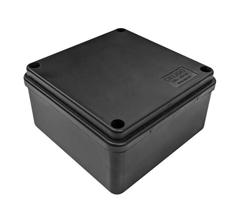 Deligo JB56100 Deligo Junction Box Square Without Grommets IP56 Black