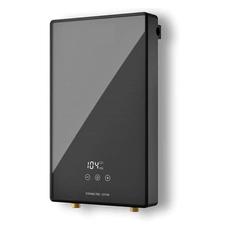 Electric Tankless Water Heater Endless On Demand Hot Water Self Modulates To Save Energy Use