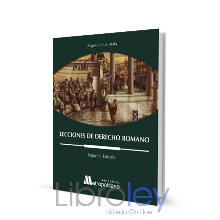 Lecciones de Derecho Romano 2da edición Libros de derecho Librería