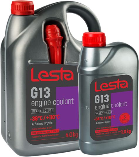Набор Антифриз Lesta G13 готовый 4 кг Фиолетовый + Антифриз Lesta G13 ...