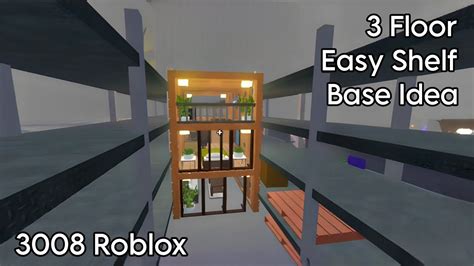 3 Floor Easy And Simple Shelf Base Idea For 3008 Roblox Myelplays Youtube