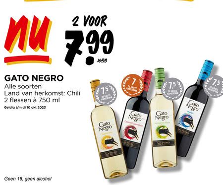 Gato Negro Witte Wijn Rose Folder Aanbieding Bij Jumbo Details