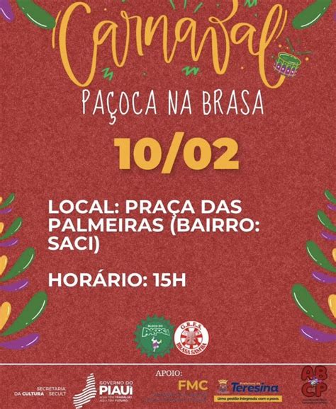 Carnaval 2024 Confira a programação de bloquinhos em Teresina Portal AZ