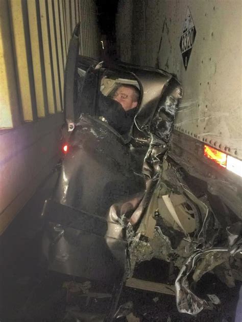 Craziest Picture Of A Silverado Involved In A Crash With A Semi Truck