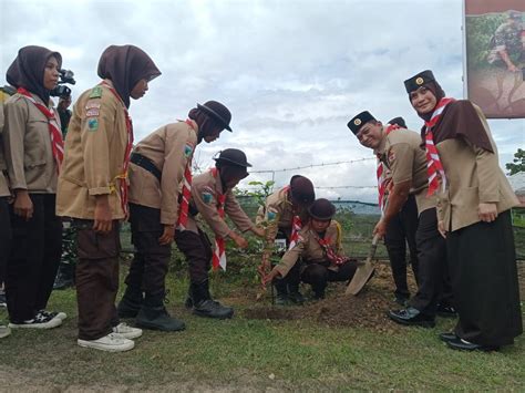 Tanam Ratusan Pohon Warnai Persami Korem 132 Tadulako Media Sulawesi