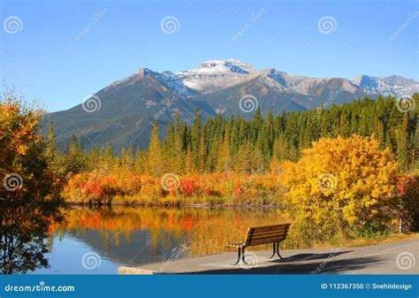 Autumn Landscape In Banff National Park Stock Photo Image Of