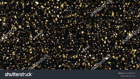 Bokeh Gold Glitter Background 3d Illustration Stock Illustration ...