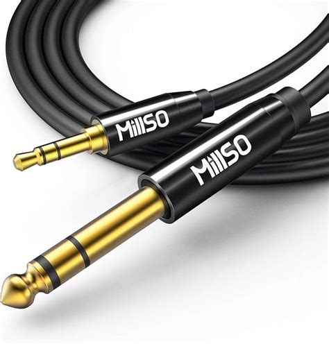 Millso Stereo Audio Klinken Adapter Kabel Mm Klinken Stecker Auf