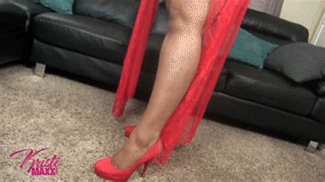 New Red Heels 720 Hd Wmv Kristi Maxxs Clip Store Clips4sale