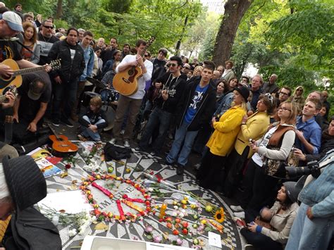 John Lennon Birthday Celebration Strawberry Fields Centr Flickr