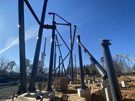 Six Flags Great Adventure Inicia Testes De Nova Montanha Russa Recordista