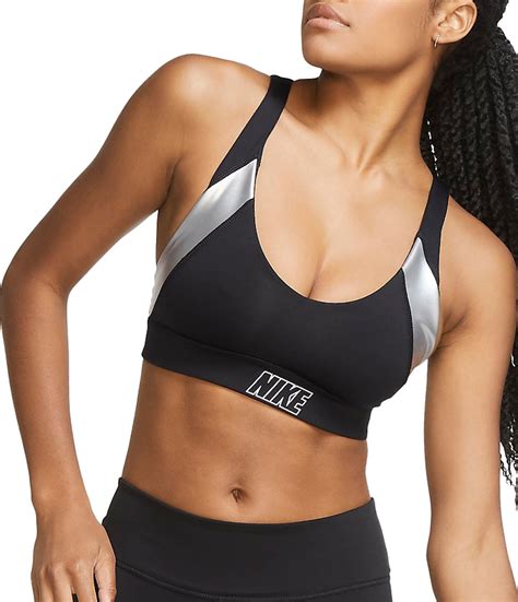 Nike W Nk Indy Metallic Logo Bra