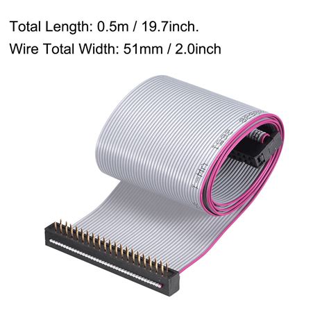 Idc Wire Flat Ribbon Cable Fc Fd Connector A Type Pins Mm Pitch