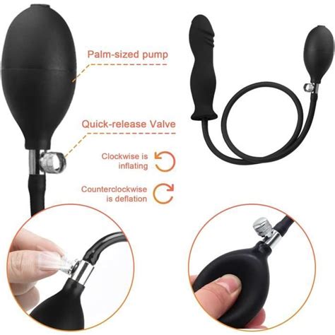 Plug Anal Gonflable Butt Plug Silicone Anal Plugs Anal Beads Avec