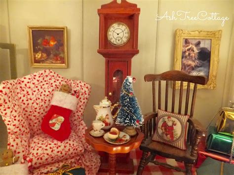 Ash Tree Cottage Christmas Dollhouse Minis