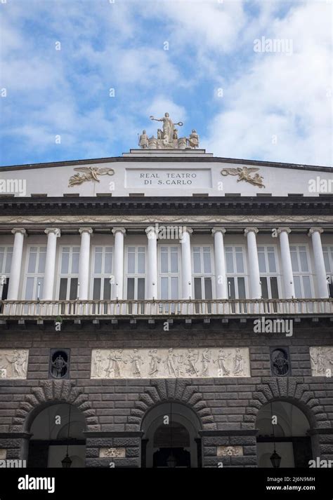 Real Teatro di San Carlo or San Carlo Opera House Theatre Naples Italy ...