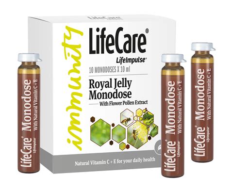 Fiole Cu Laptisor De Matca Si Extract Din Polen De Flori Life Care