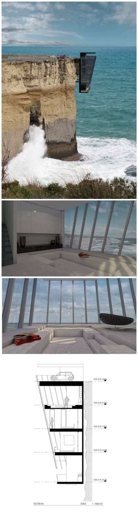 Wonderful Cliff House By Modscape Concept Diy Tag