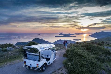 E Tuk Tuk Sunset Tour To Mount Srd Dubrovnik Compare Price 2023