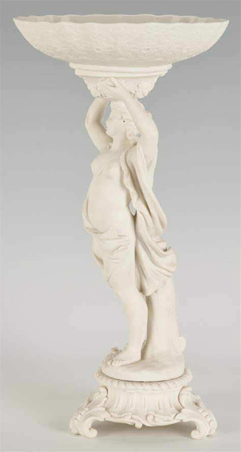 Lot 854 Minton Classical Parian Nude Centerpiece Compote Case Auctions
