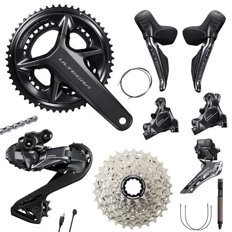 Groupe vélo route Shimano Ultegra Di2 R8100 12v Disc R8170