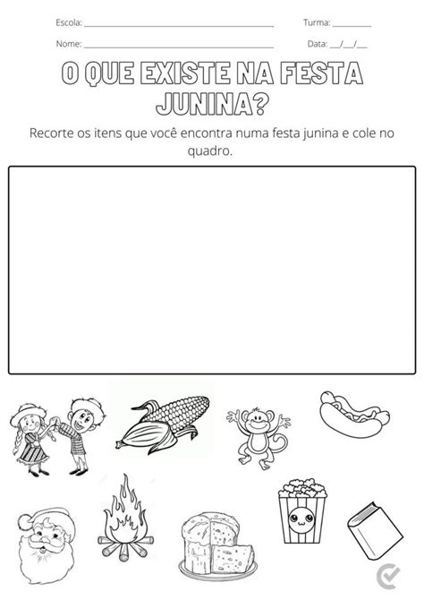 Atividades De Festa Junina